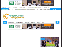 Tablet Screenshot of kenyacurrent.com